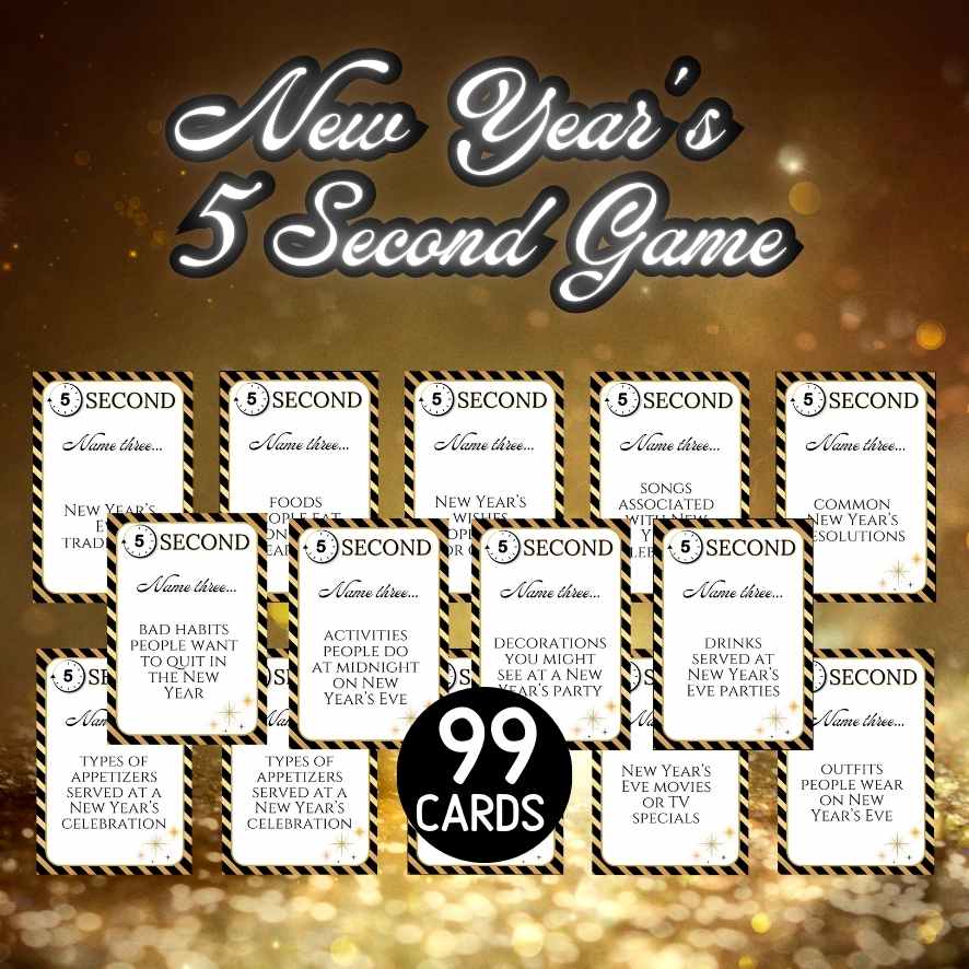 new years 5 second game
