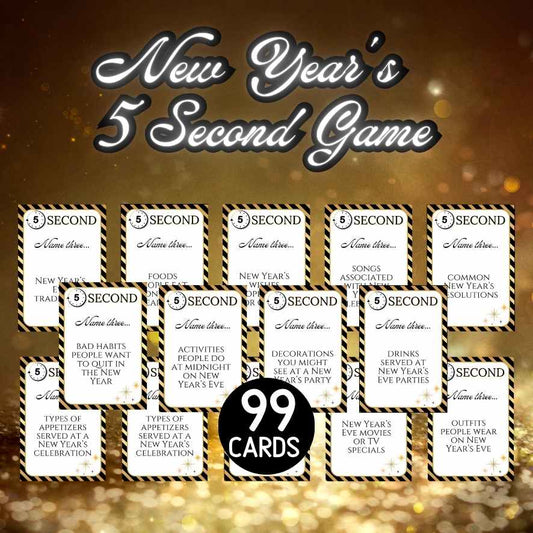 new years 5 second game