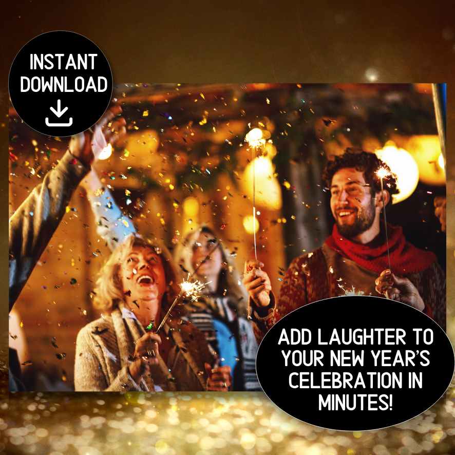 new years think fast game printable