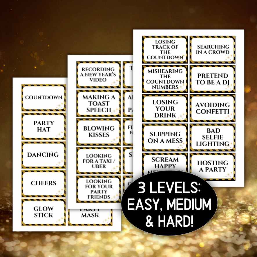 new year's eve charades