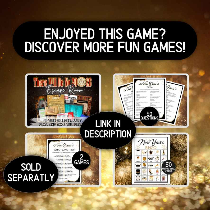 New Year's Party Games

