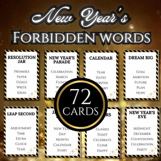 new year's forbidden words game