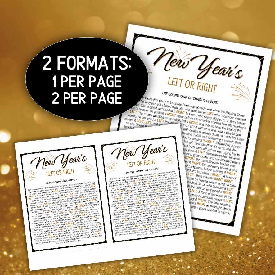 New Year's Eve Party Game