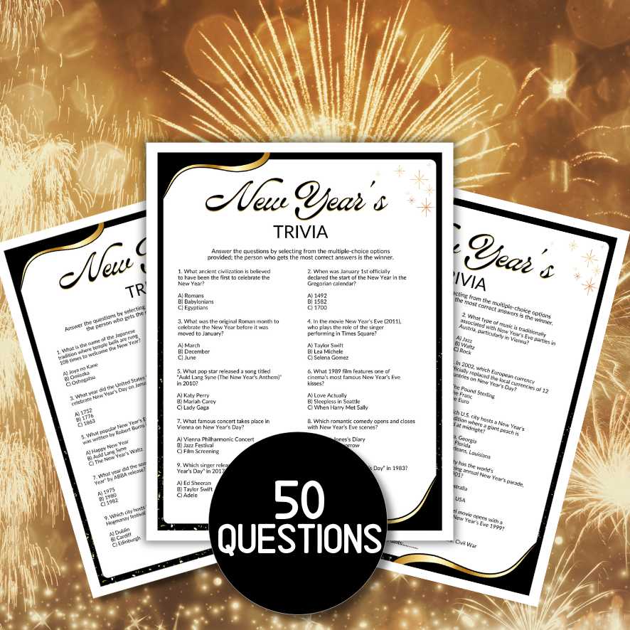 new year's trivia printable


