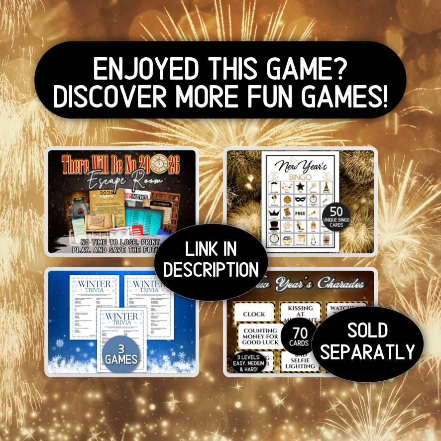 New Year's Party Games