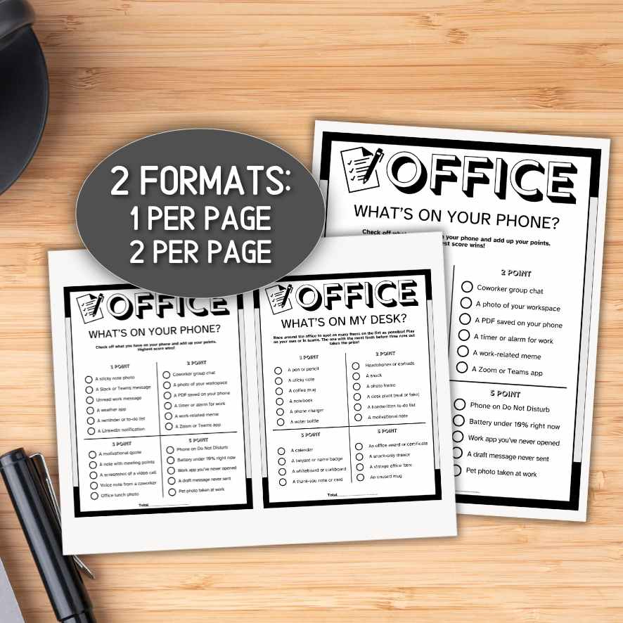 office party games ideas

