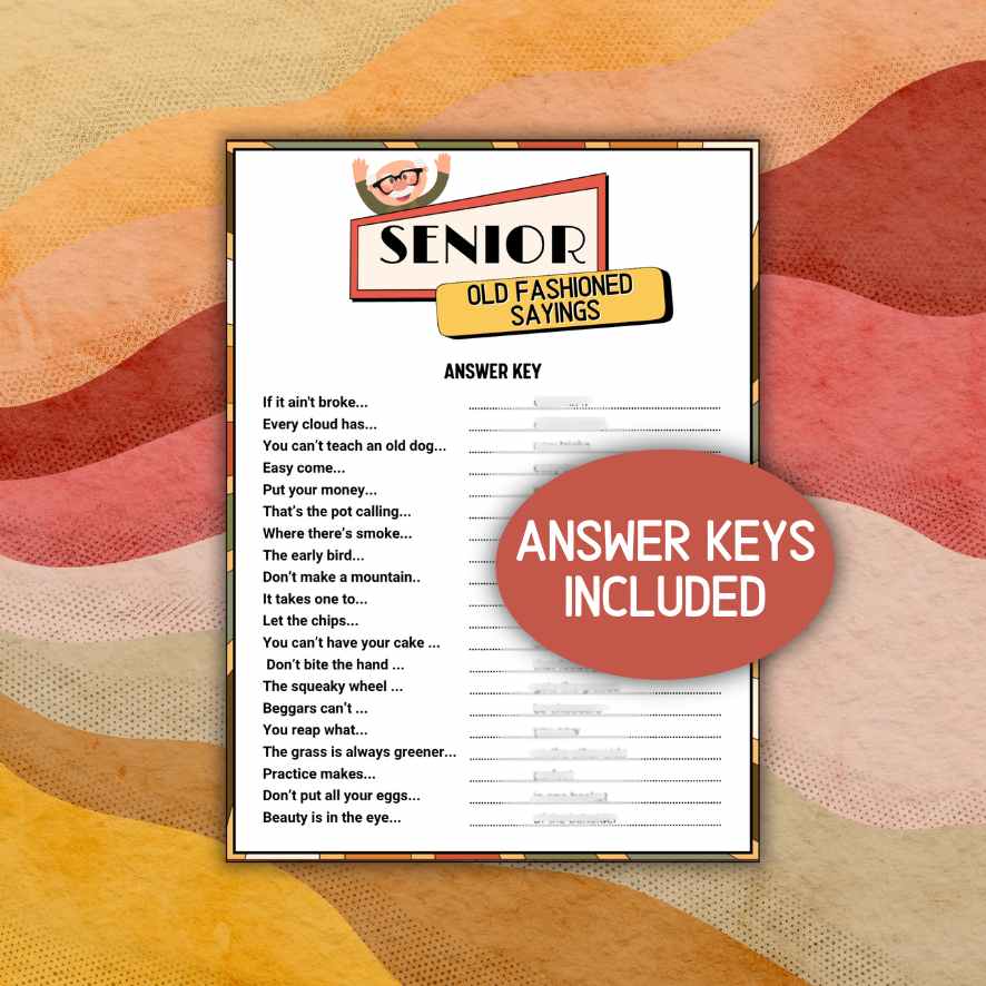 printable games for seniors