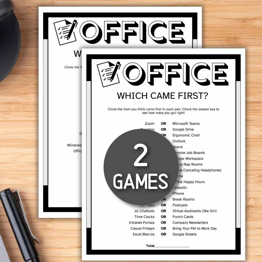 which came first game quiz