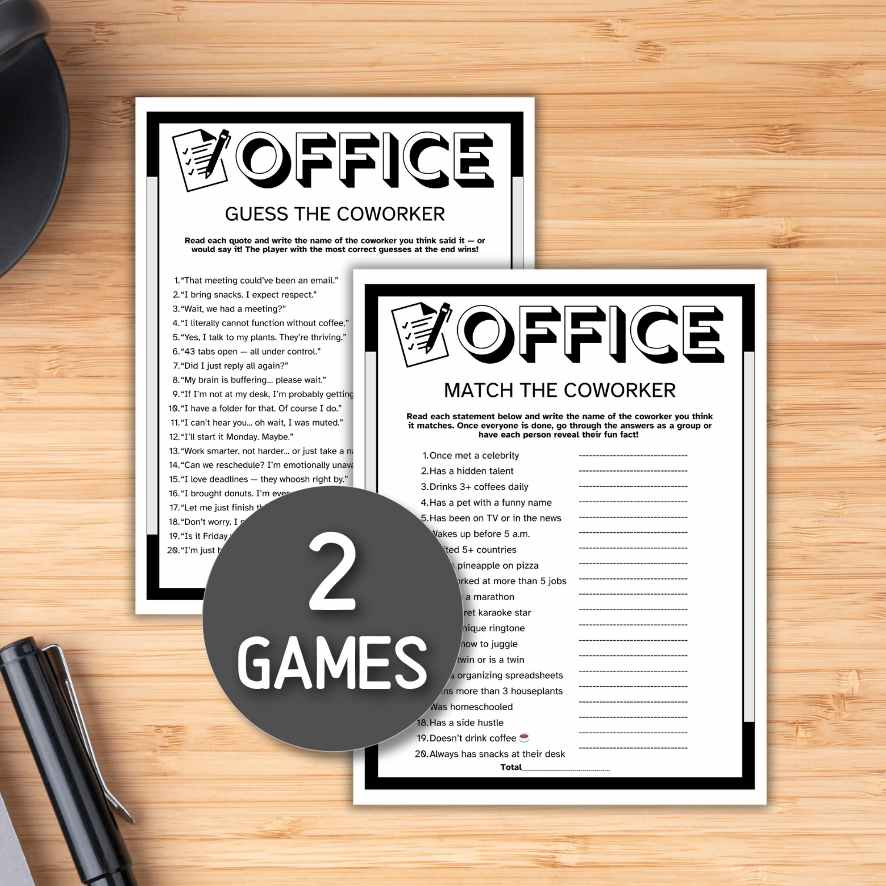 guess the coworker best game

