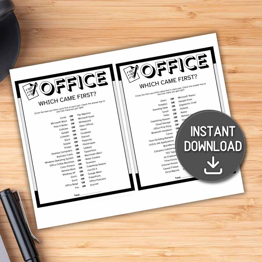 which came first game questions