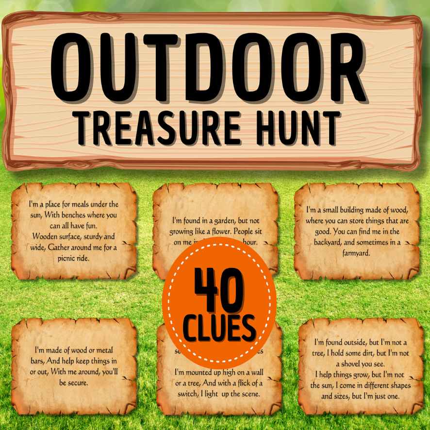OUTDOOR TREASURE HUNT FOR KIDS – The Game Room