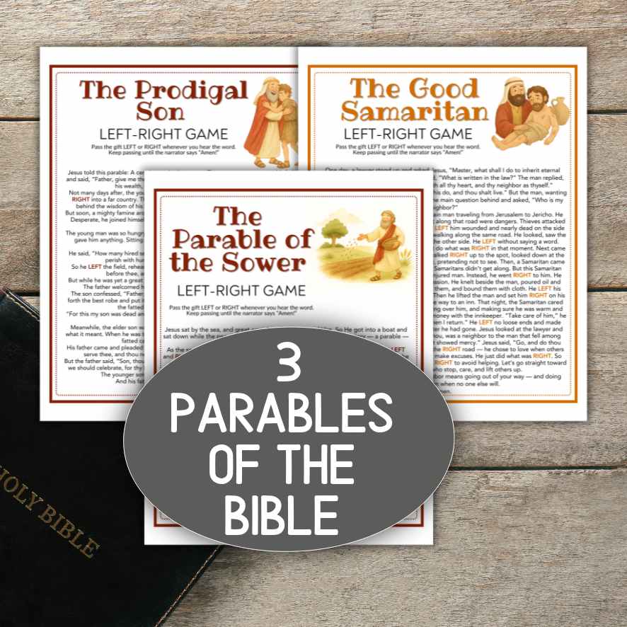 bible parable left right games