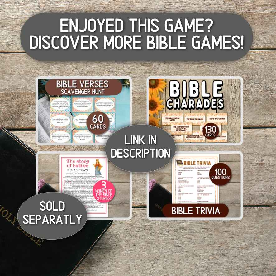 bible games activities
