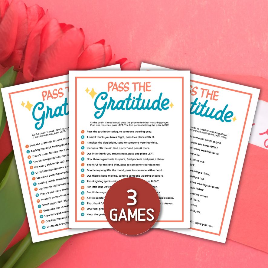 pass the gratitude prize game printable