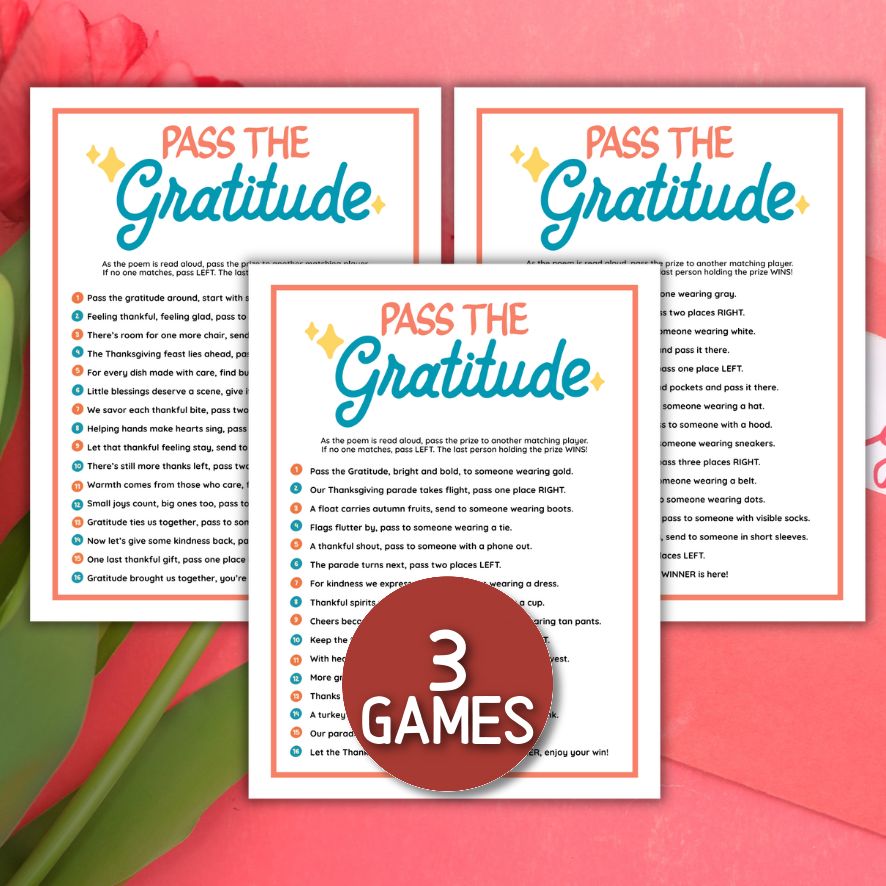 pass the gratitude game