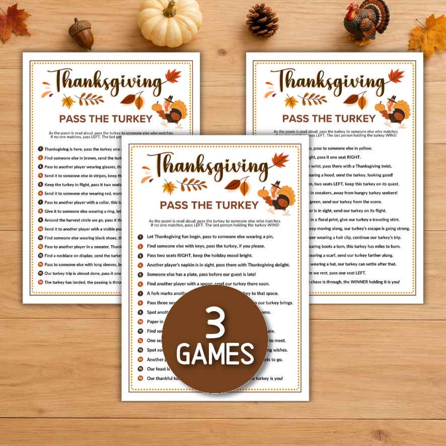 thanksgiving group game