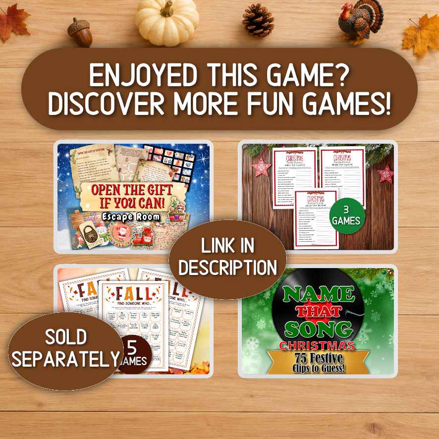 thanksgiving family games