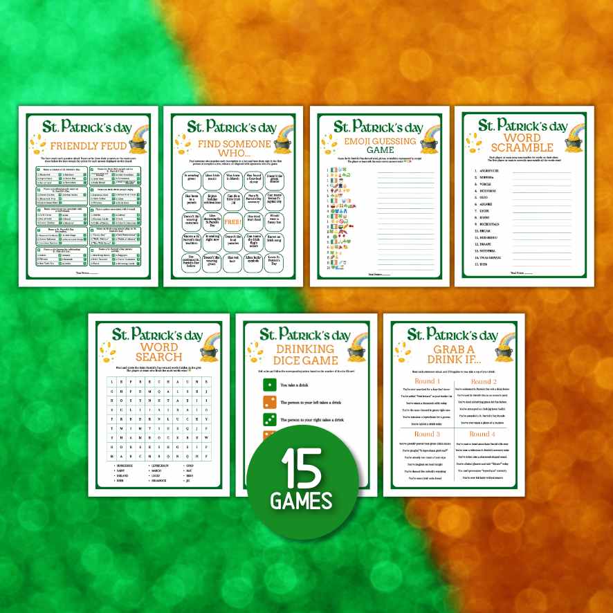 st patrick's day indoor activities