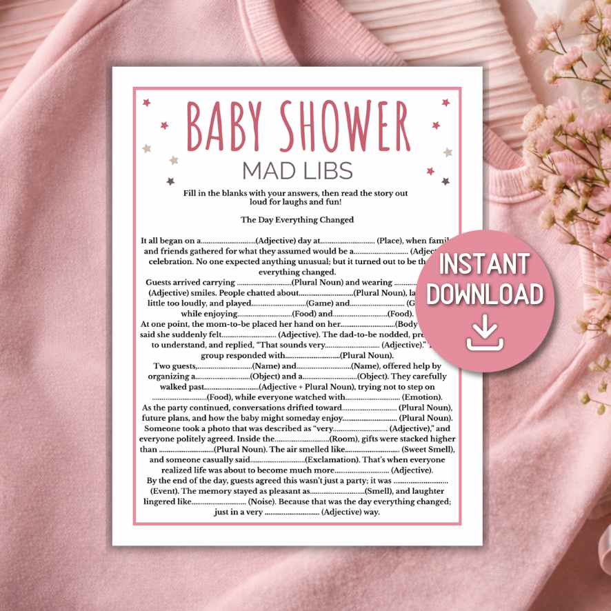 baby shower girl activities