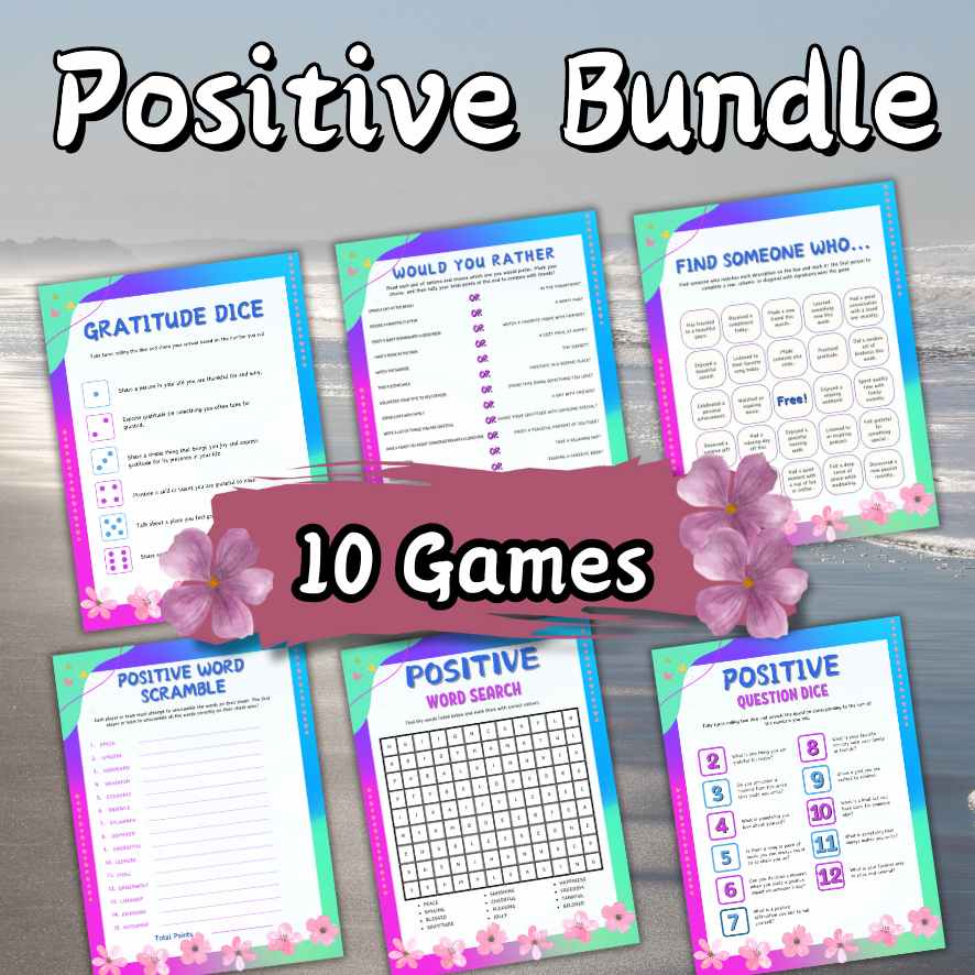 positive mindset activity pack