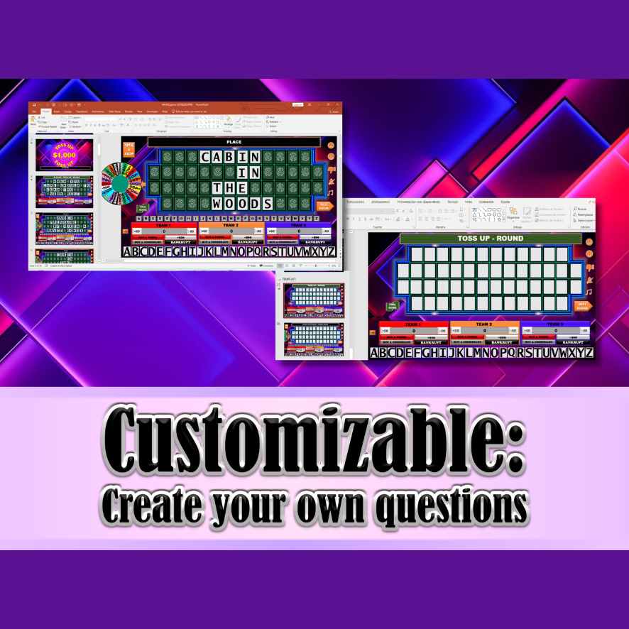 wheel of fortune powerpoint template