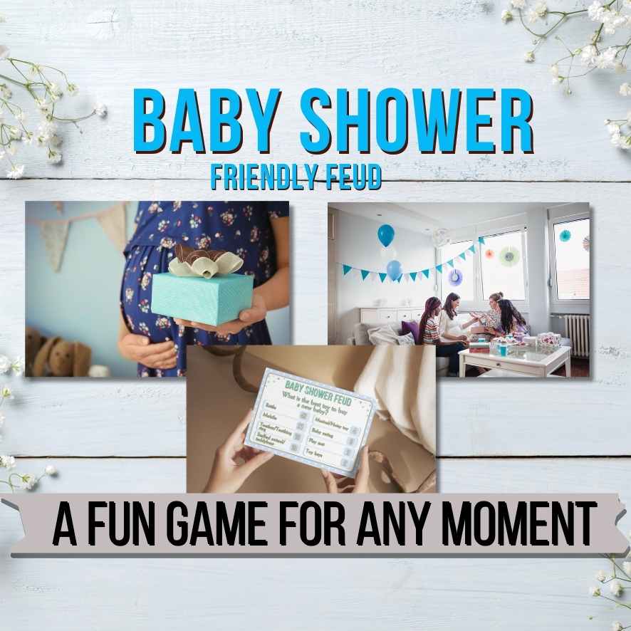 BABY SHOWER FEUD BLUE - PRINTABLE GAME – The Game Room