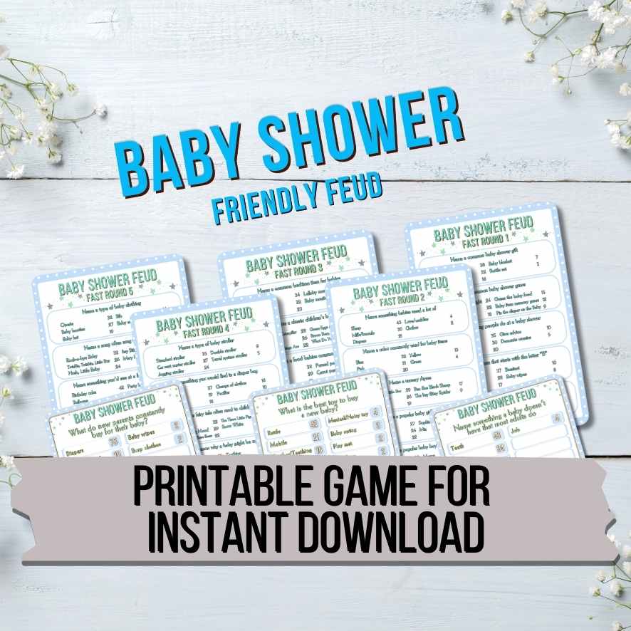 BABY SHOWER FEUD BLUE - PRINTABLE GAME – The Game Room baby-shower-feud-blue-printable-game-the-game-room
