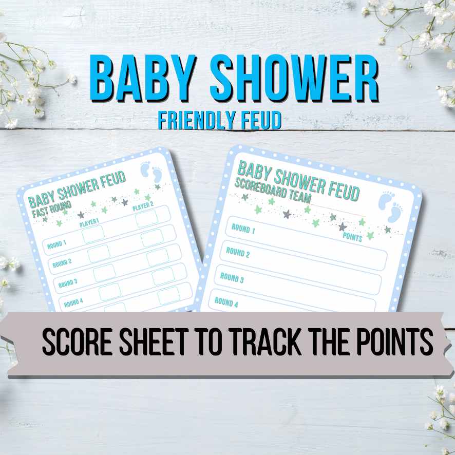 Baby Shower Team Game