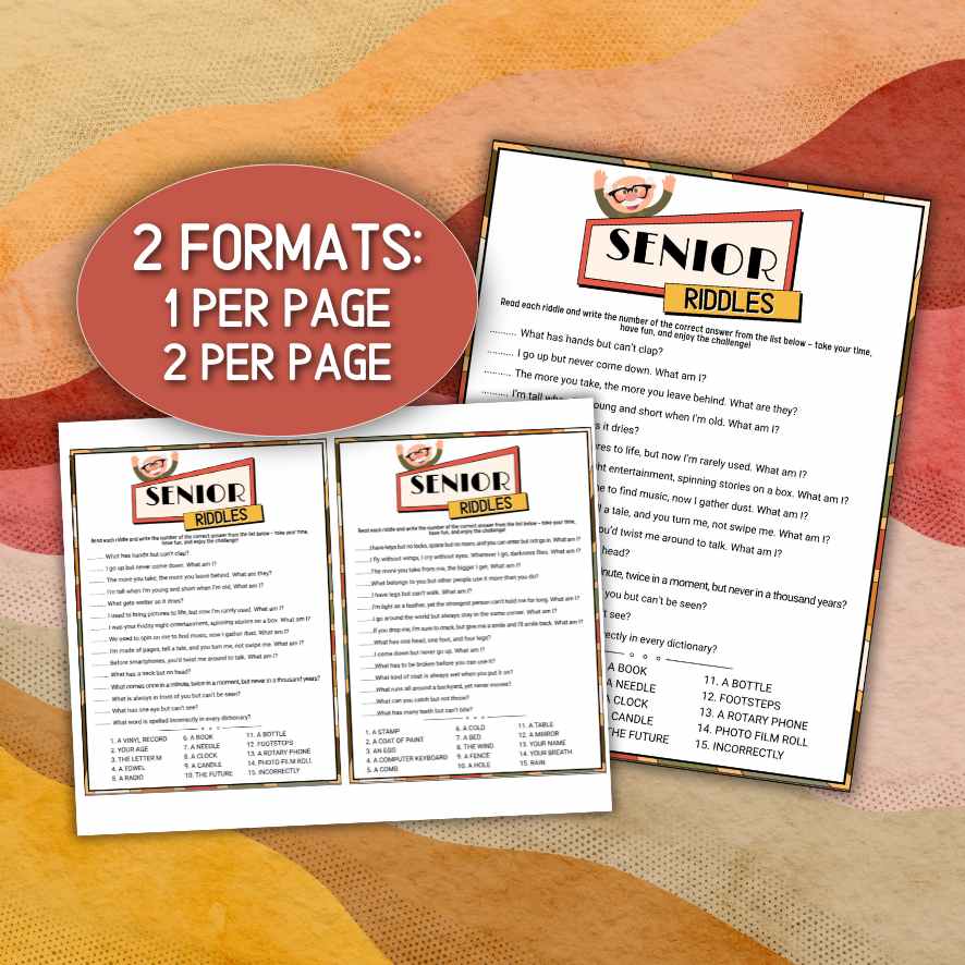 memory games for seniors