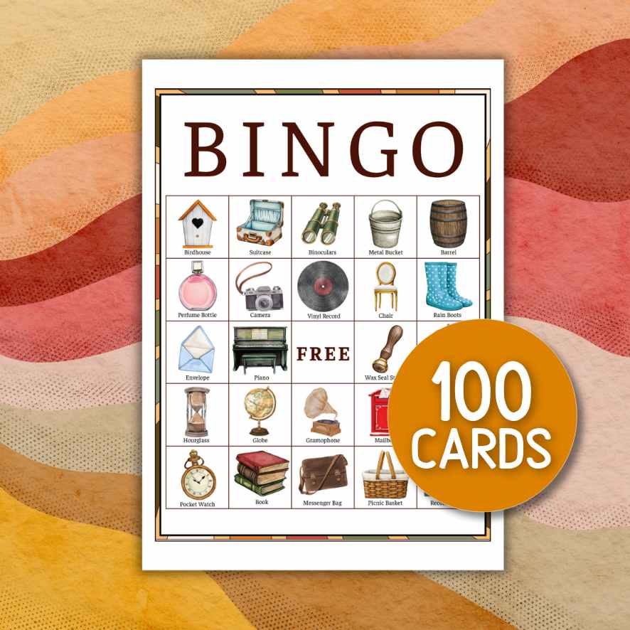 bingo cards for seniors