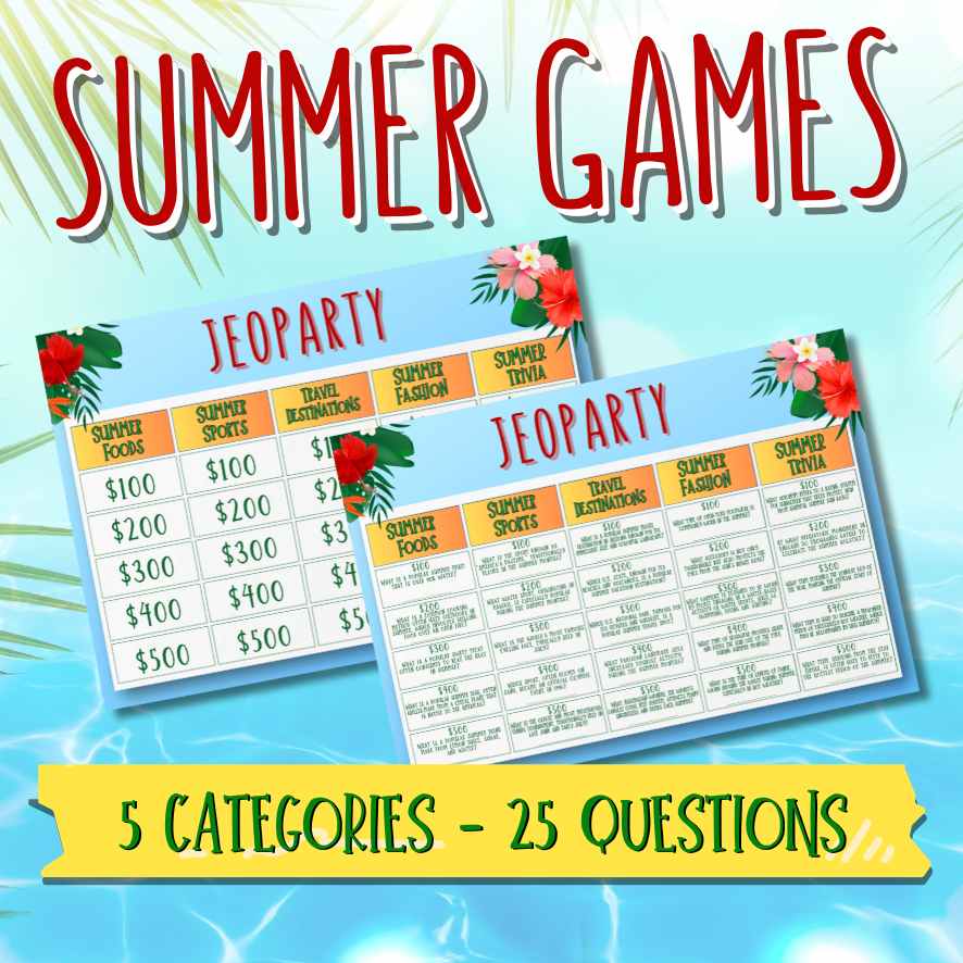 games for summer camp ideas