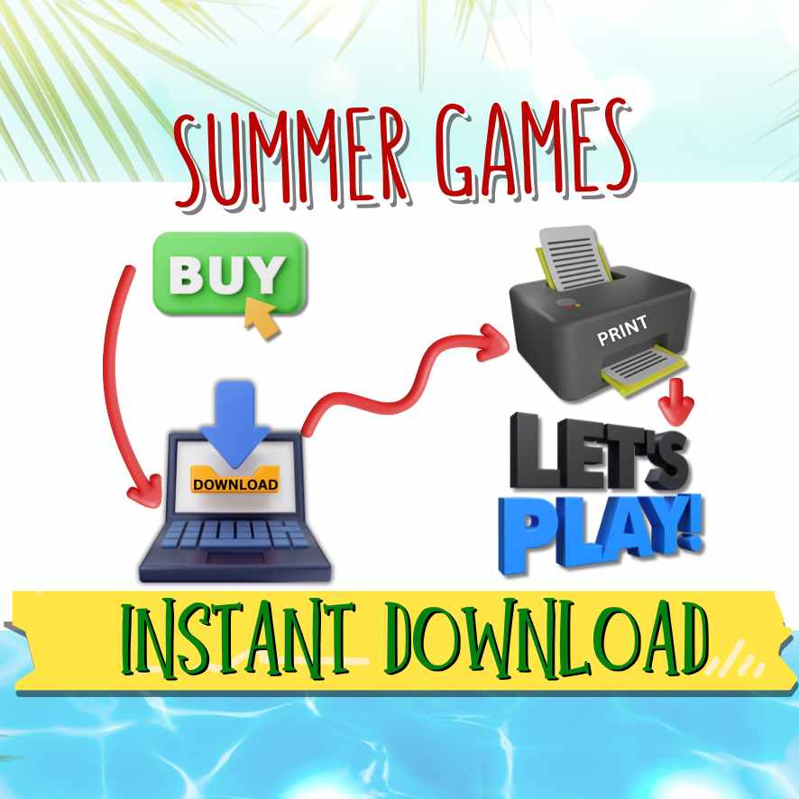 printable summer games