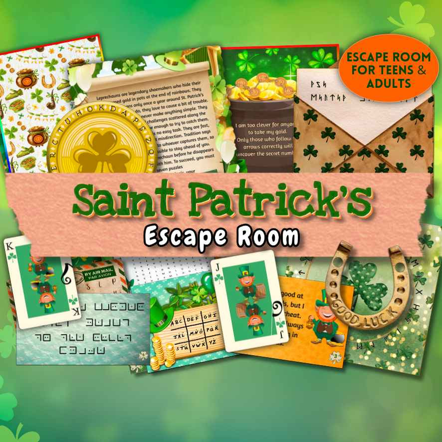 st patrick's day escape room