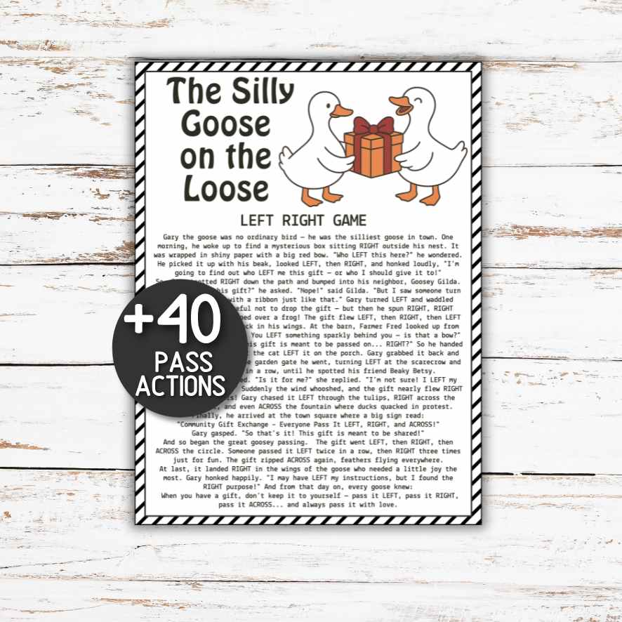 left right game printable