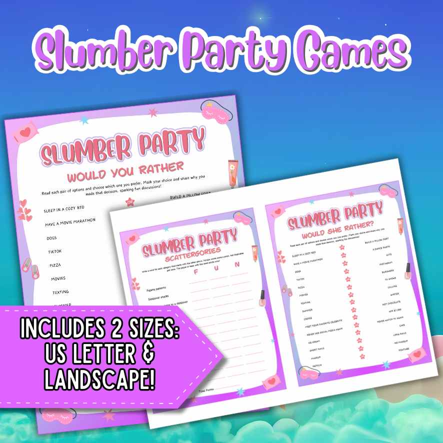 sleepover party games