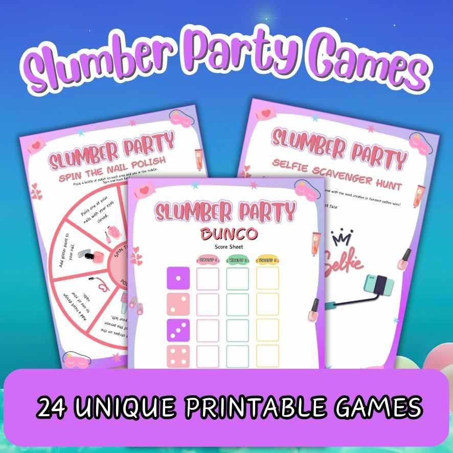 Slumber Games SLUMBER PARTY GAMES BUNDLE – The Game Room