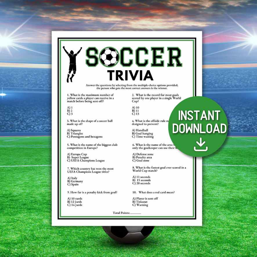 soccer trivia questions

