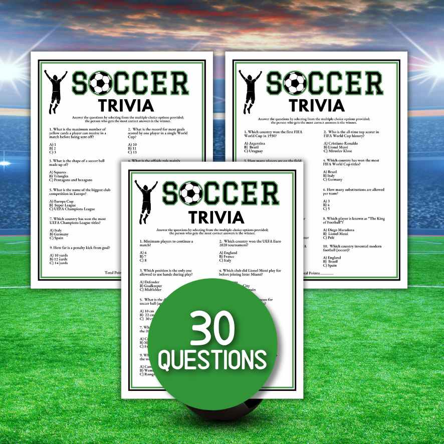 soccer quiz questions

