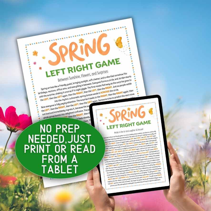 spring game printable