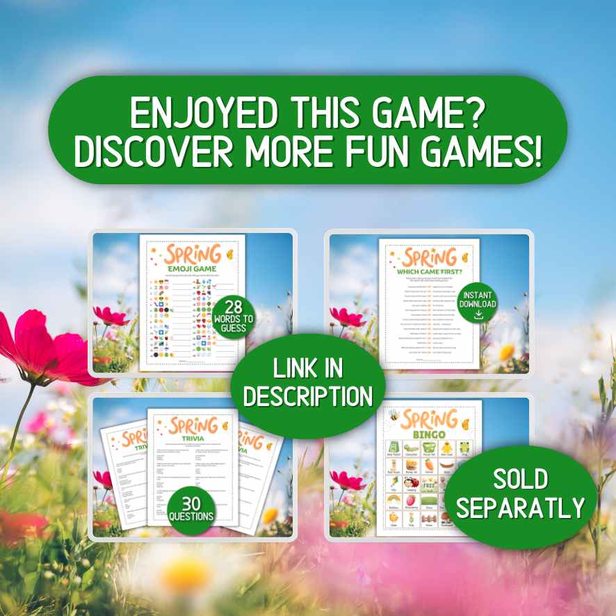spring party games