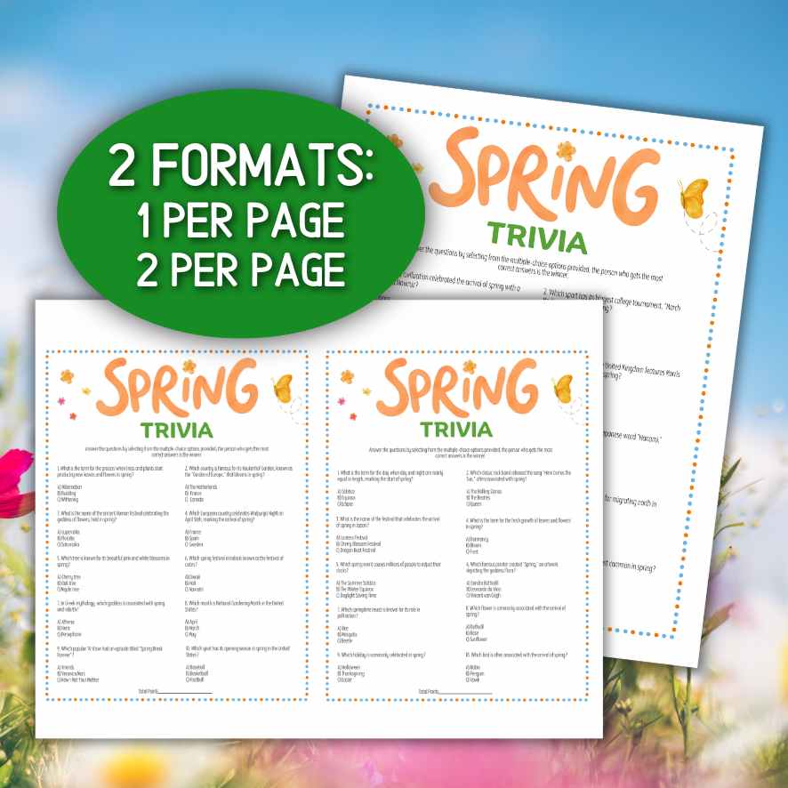 spring trivia quiz

