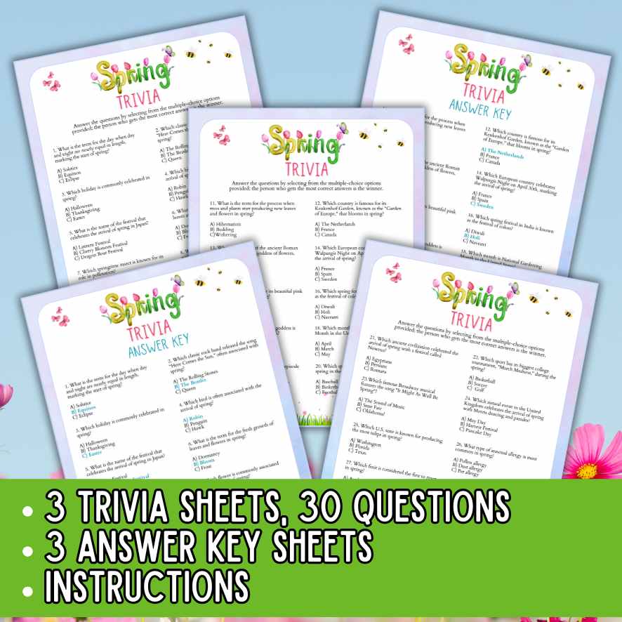 spring trivia questions and answers