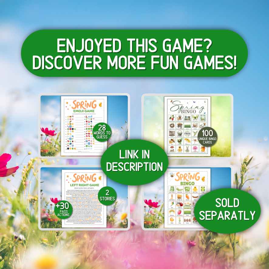 spring party games

