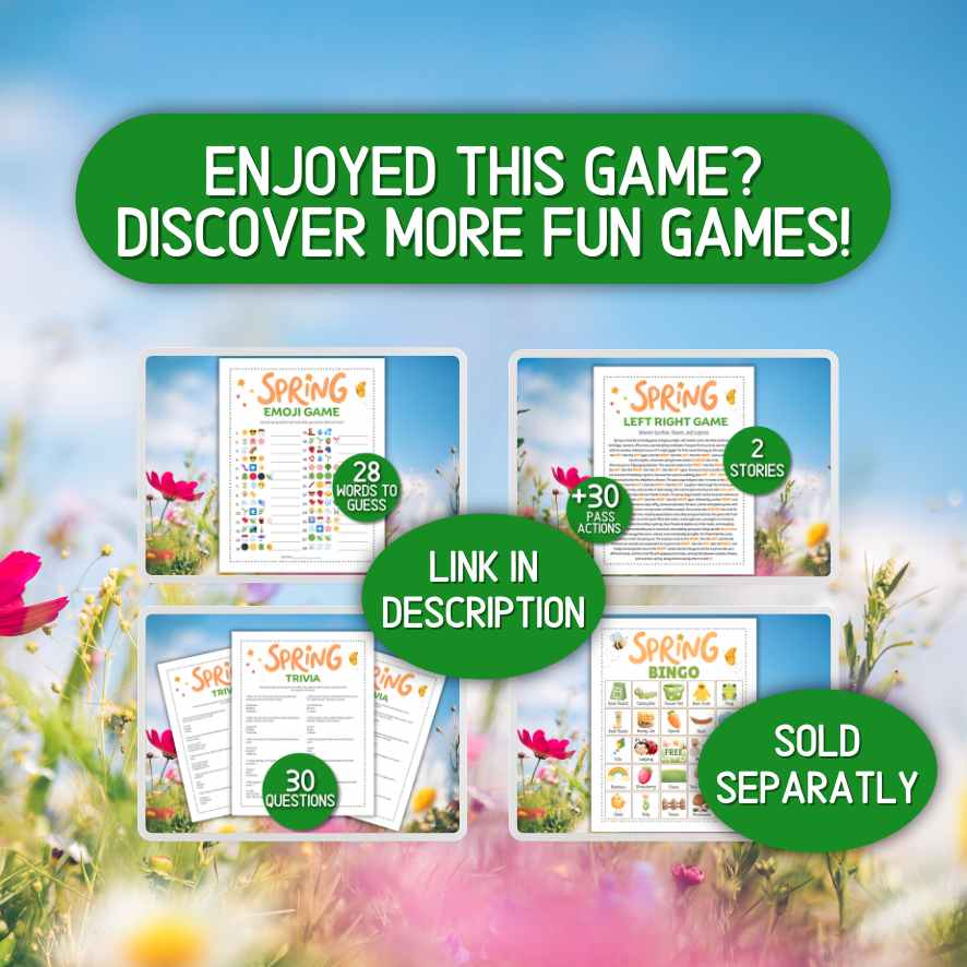 spring party games