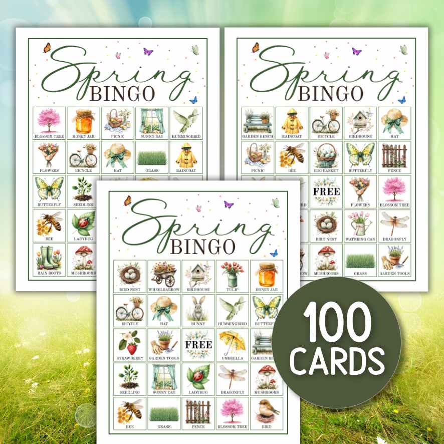 springtime bingo for groups