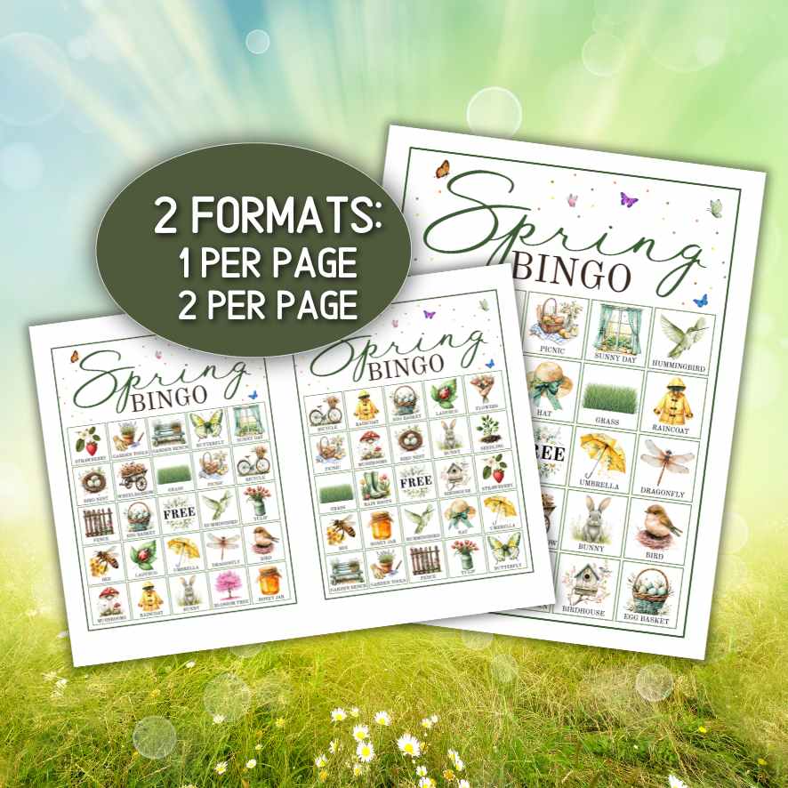 gardening break bingo

