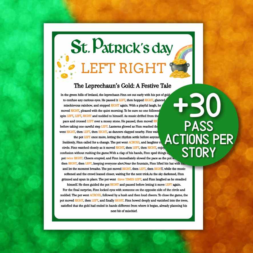 Irish pass the gift game