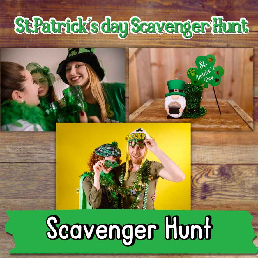 st patrick´s day treasure hunt clues