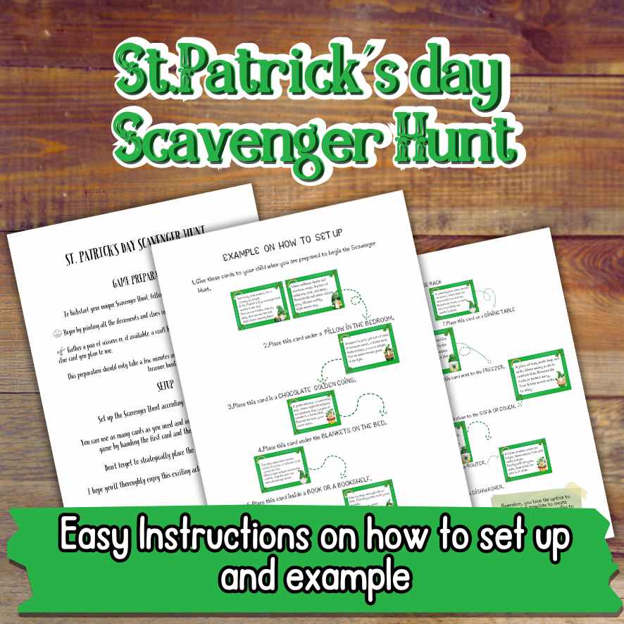 leprechaun scavenger hunt

