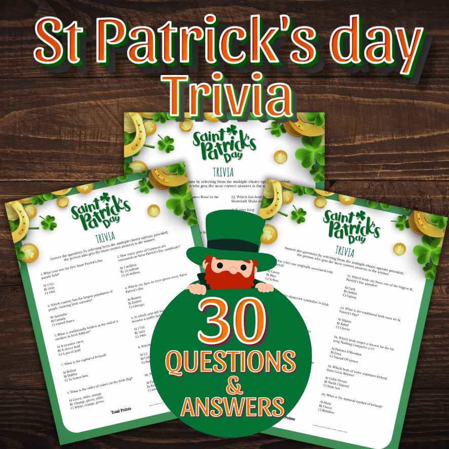 st patrick's trivia with answers